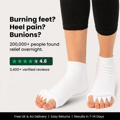 TOEALIGN™ Foot Alignment Socks — White