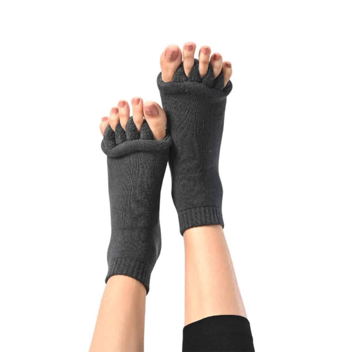 TOEALIGN™ Foot Alignment Socks — Black