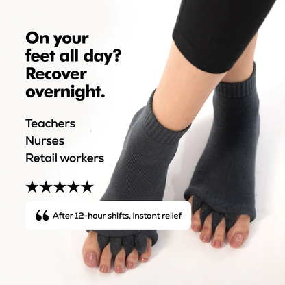 TOEALIGN™ Foot Alignment Socks — Gray